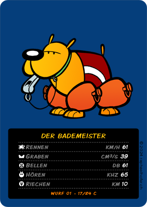 loldog TCG 17/24 Der Bademeister