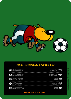 loldog TCG 24/24 Der Fussballspieler