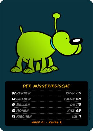 loldog TCG 26/24 Der Ausserirdische